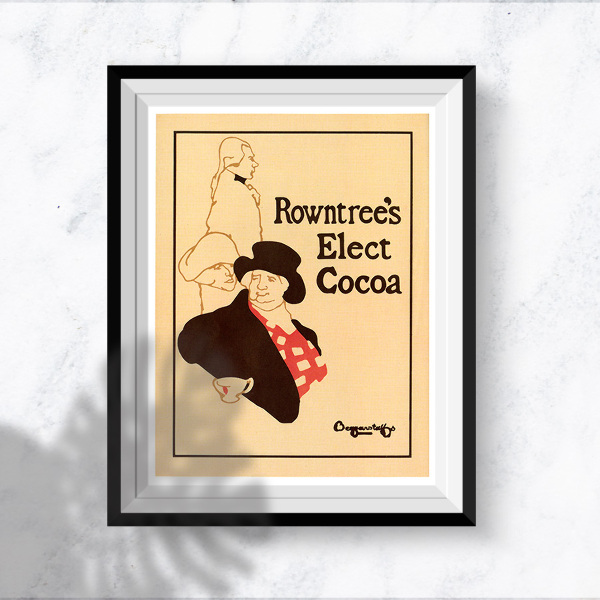 Poster Rowntrees Elect Cocoa