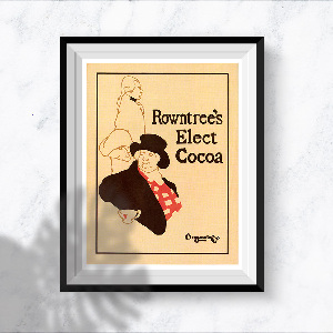 Poster Rowntrees Elect Cocoa