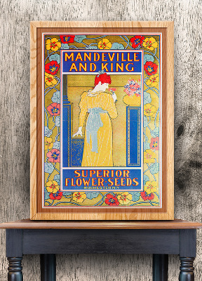 Poster Mandeville and King Superior Flower Seeds
