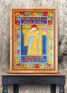 Poster Mandeville and King Superior Flower Seeds