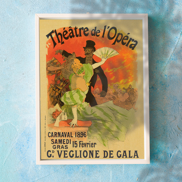 Poster Theatre de lOpera Carnaval 1896