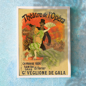 Poster Theatre de lOpera Carnaval 1896