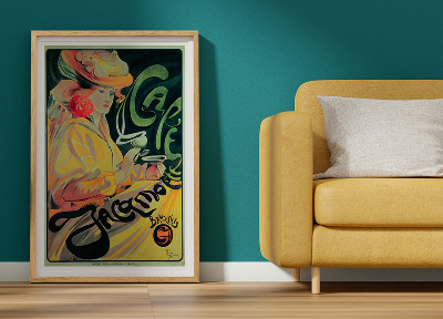 Poster Cafe Jacqmotte Bruxelles