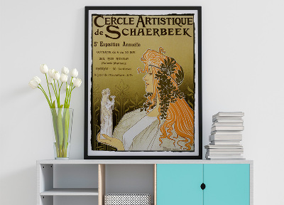 Poster Cercle Artistique de Schaerbeek Exposition