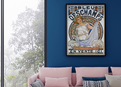 Poster Bleu Deschamps