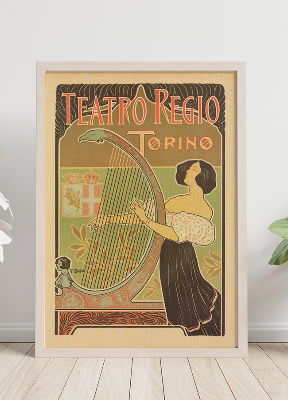 Vintage poster Teatro Regio Torino