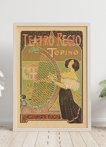 Vintage poster Teatro Regio Torino
