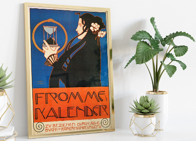Vintage poster Frommes Calendar II
