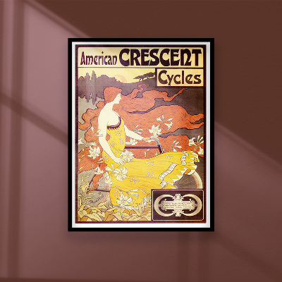Vintage poster American Crescent Cycles