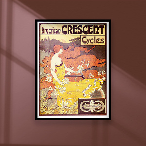 Vintage poster American Crescent Cycles