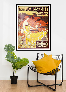 Vintage poster American Crescent Cycles