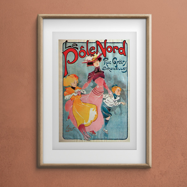 Vintage poster Le Pole Nord