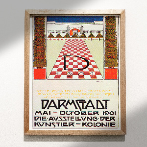 Vintage poster Ein Dokument deutscher Kunst Darmstadt exhibition II