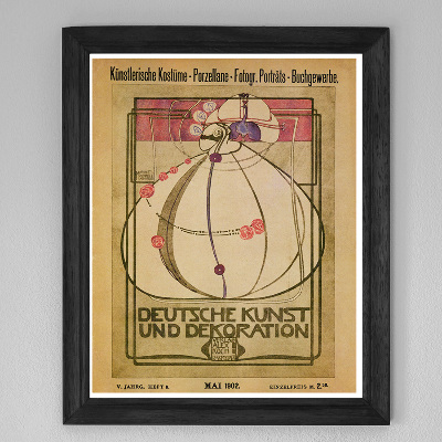 Vintage poster Deutsche Kunst und Dekoration