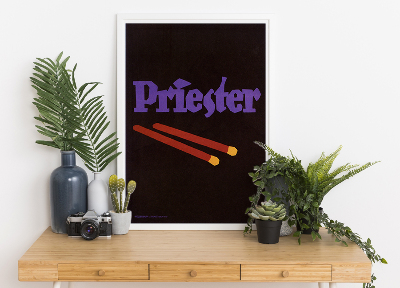 Vintage poster Priester advertising for match company