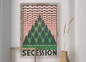 Vintage poster XXV Ausstellung Secession