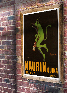 Vintage poster Maurin Quina advertising
