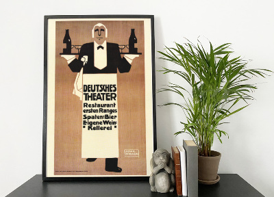 Vintage poster Deutches Theater Restaurant