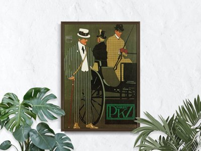Vintage poster Marque PKZ