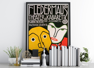 Wall art Fledermaus Kabarett und Theater