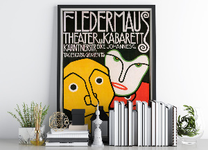 Wall art Fledermaus Kabarett und Theater