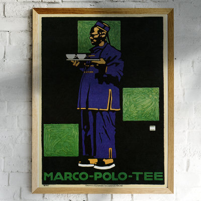 Wall art Marco Polo Tee advertising