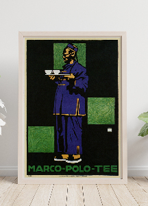 Wall art Marco Polo Tee advertising