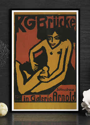 Wall art KG Brucke in Galerie Arnold exhibition