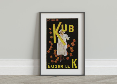 Wall art Bouillon Kub Exiger le K advertising for Julius Maggi et Cie