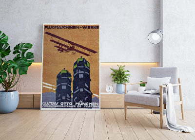 Wall art Flugmaschinen Werke Gustav Otto Munchen