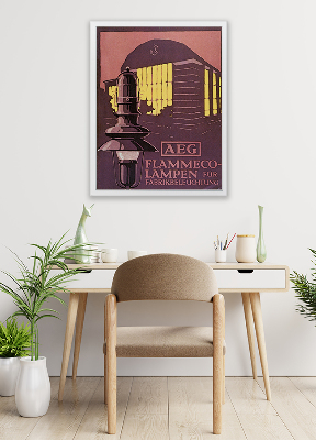 Wall art AEG Flammeco Lampen fur Fabrikbeleuchtung brochure cover
