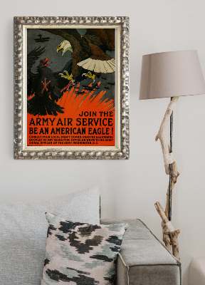 Canvas poster Join the Army Air Service Be an American Eagle
