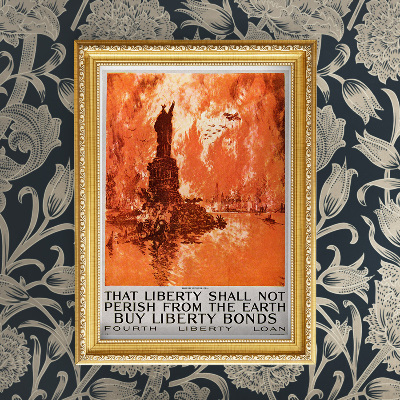 Canvas poster That Liberty Shall Not Perish from the Earth Buy Liberty Bonds