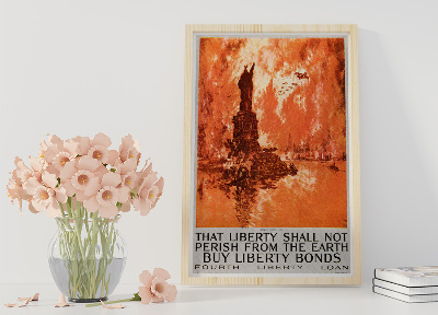Canvas poster That Liberty Shall Not Perish from the Earth Buy Liberty Bonds