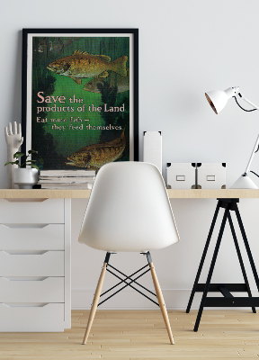 Canvas poster Save the Products of the Land They Feed Themselves