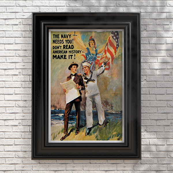 Canvas poster The Navy Needs You