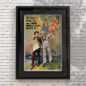 Canvas poster The Navy Needs You