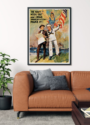 Canvas poster The Navy Needs You