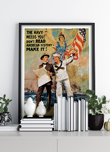 Canvas poster The Navy Needs You