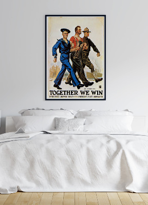 Canvas poster Together We Win