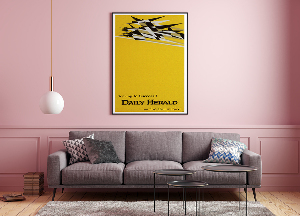 Canvas poster Soaring to Success Daily Herald, the Early Bird advertising