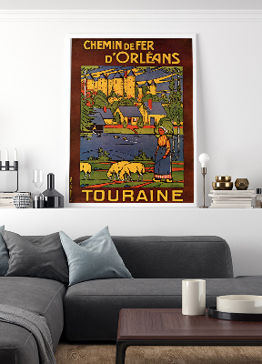 Canvas poster Chemin de Fer dOrleans