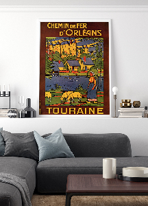 Canvas poster Chemin de Fer dOrleans
