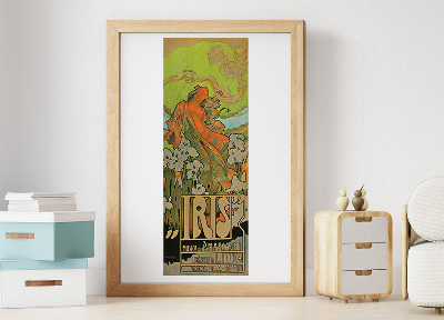 Canvas poster Iris