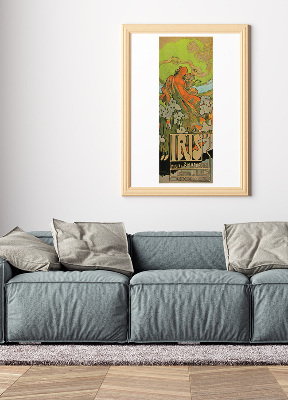 Canvas poster Iris