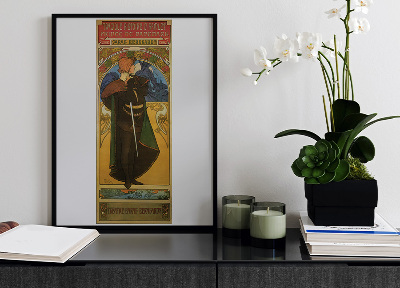 Canvas poster Hamlet Sarah Bernhardt