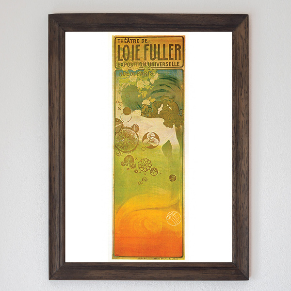 Canvas poster Theatre de Loie Fuller, Exposition Universelle