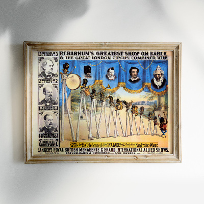 Poster P T Barnums Greatest Show On Earth