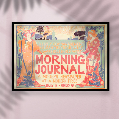 Poster Morning Journal A Modern Newspaper at a Modern Price