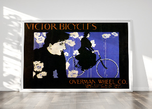 Poster Victor Bicycles Overman Wheel Co